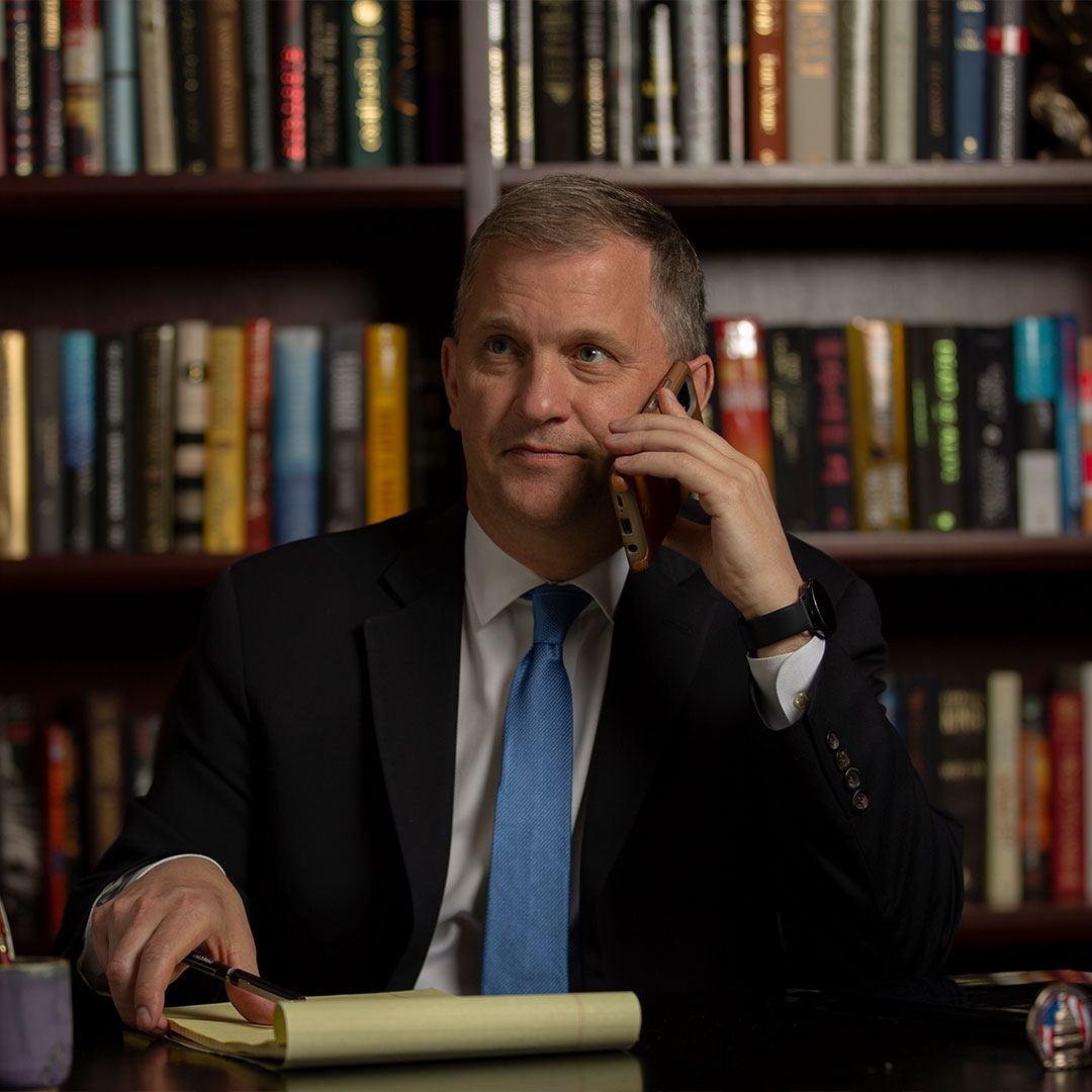 Sean Casten on the phone