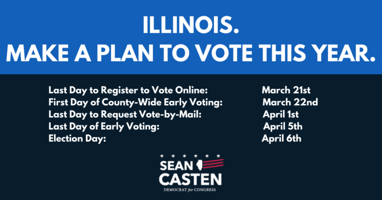 Be a Voter This Year. – Sean Casten for Congress